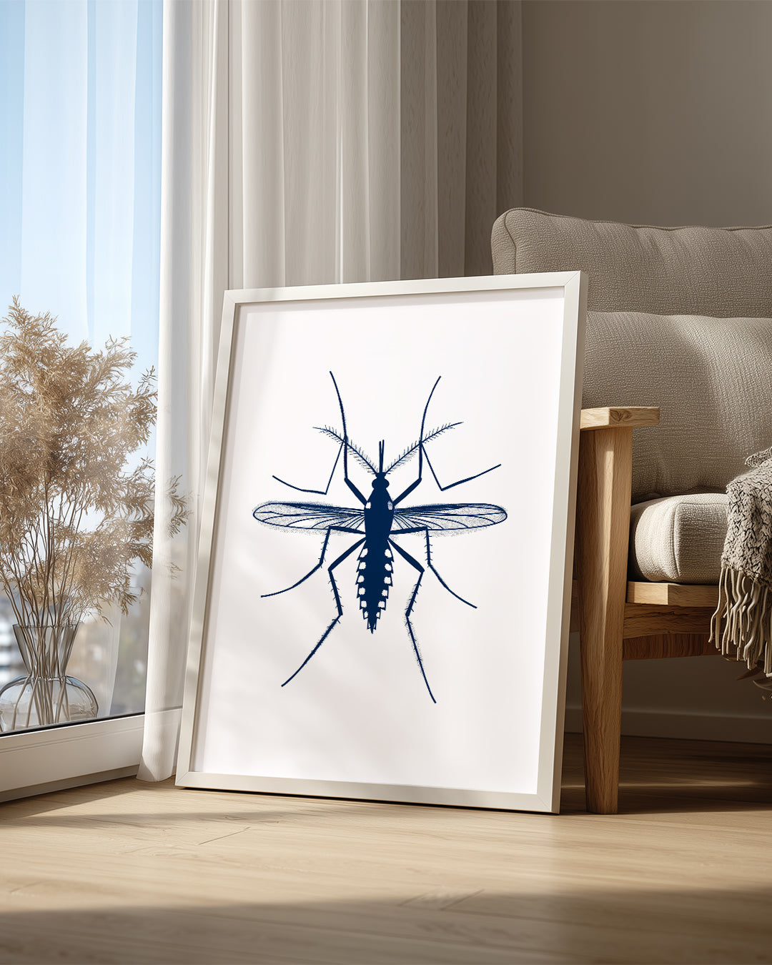 Sivrisinek - İnce Kanat Yapısı Poster Tablosu