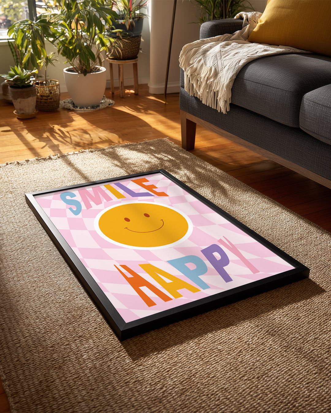 Smile Happy Poster Tablosu