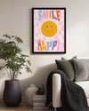 Smile Happy Poster Tablosu