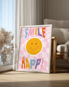 Smile Happy Poster Tablosu