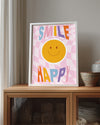 Smile Happy Poster Tablosu