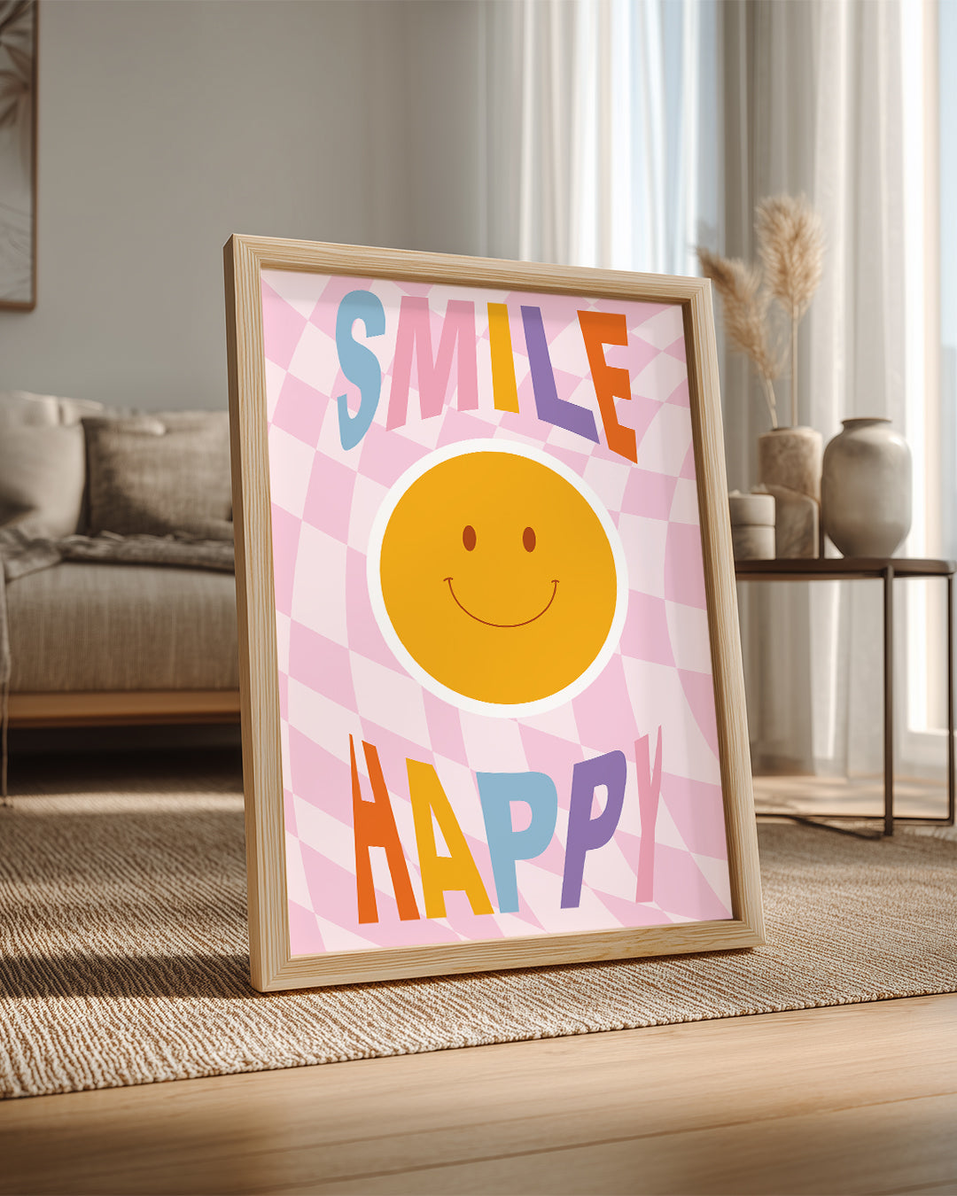 Smile Happy Poster Tablosu