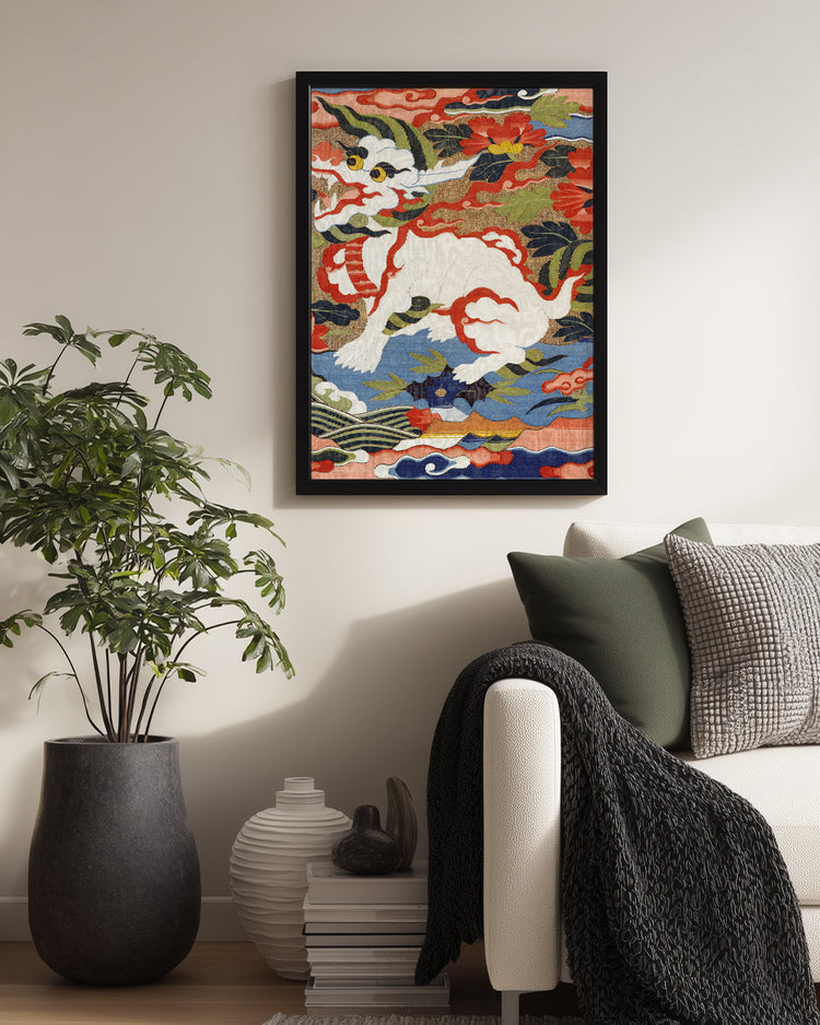 Snow Lion Poster Tablosu