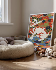 Snow Lion Poster Tablosu