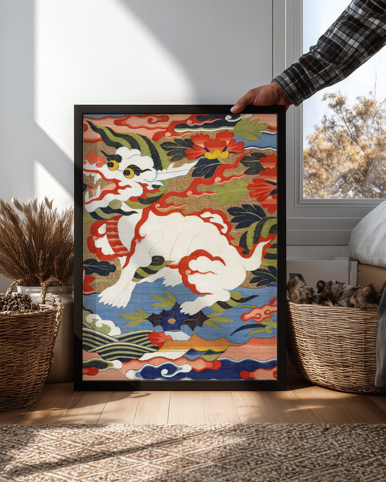 Snow Lion Poster Tablosu