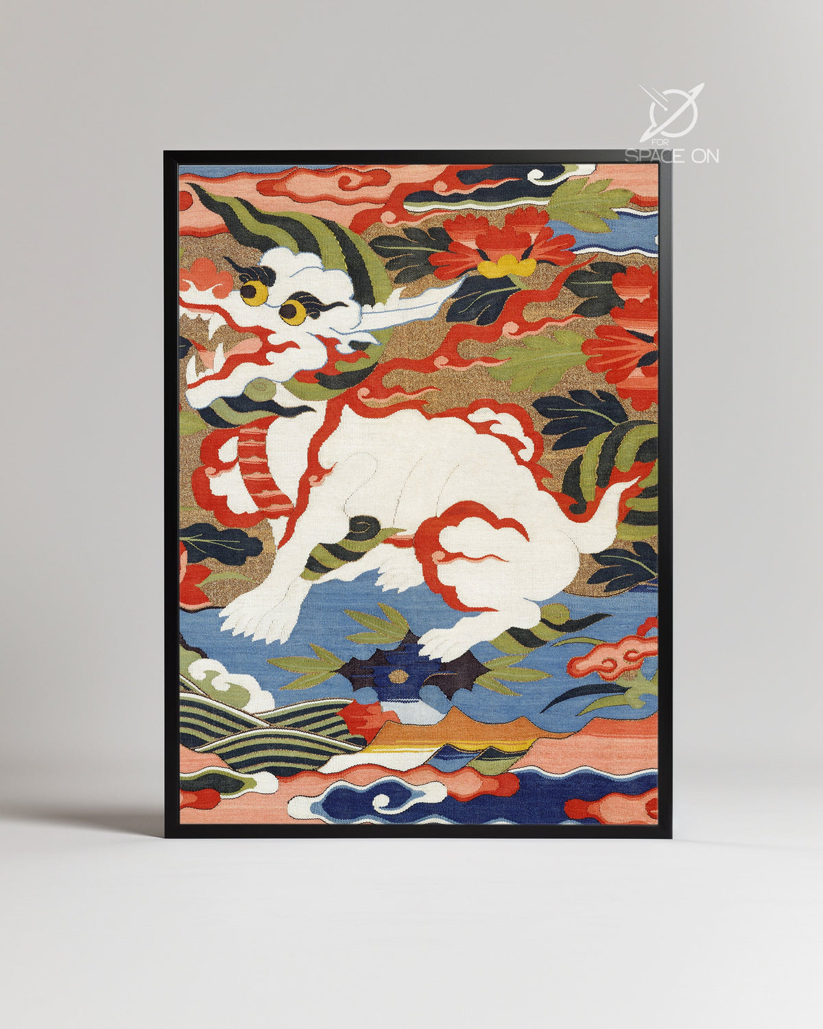 Snow Lion Poster Tablosu