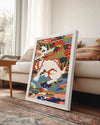 Snow Lion Poster Tablosu