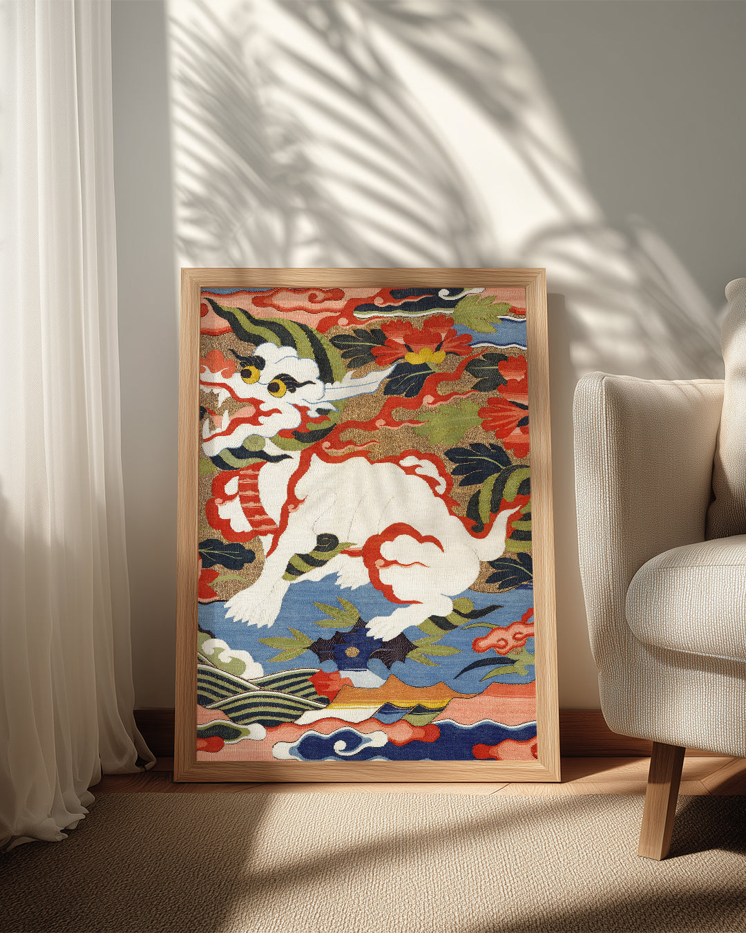 Snow Lion Poster Tablosu