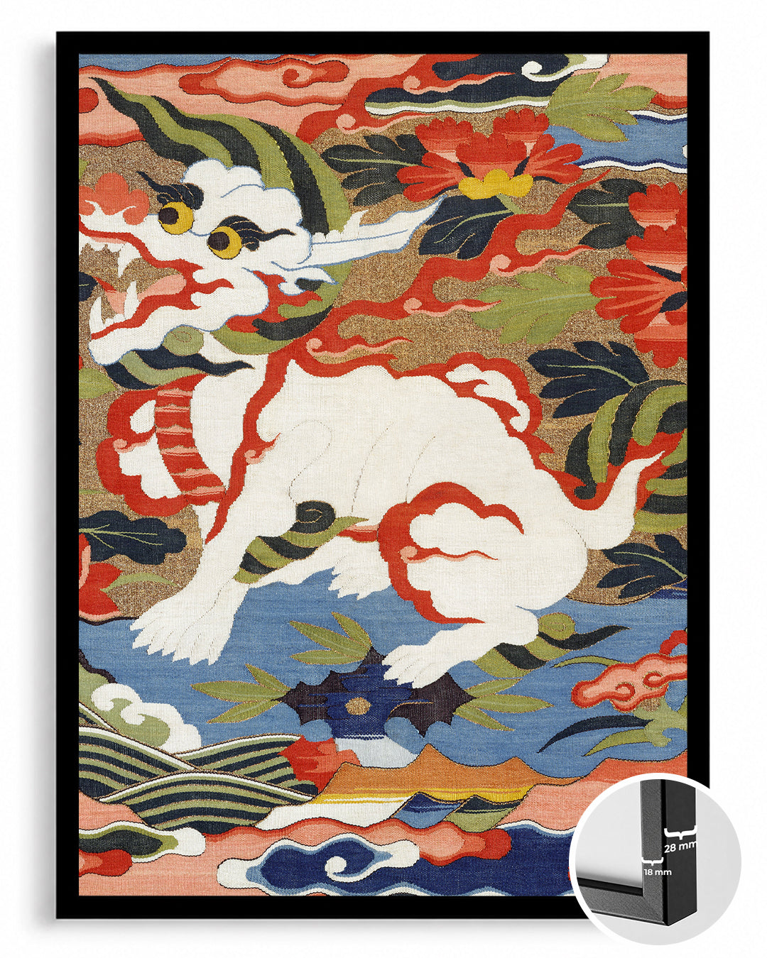 Snow Lion Poster Tablosu