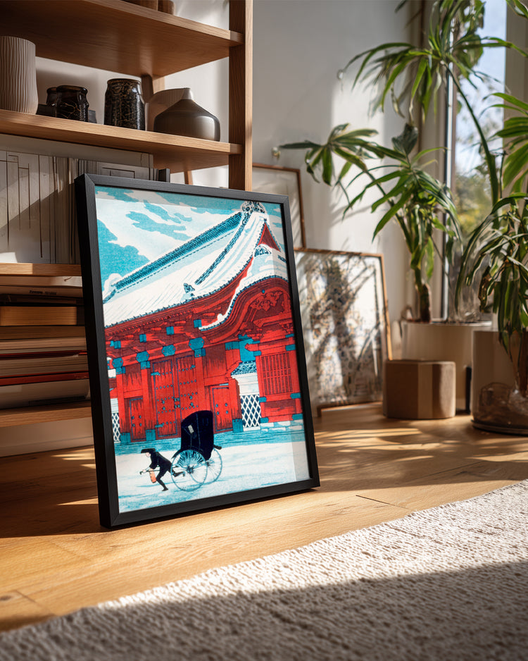 Snow Temple Poster Tablosu