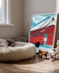 Snow Temple Poster Tablosu