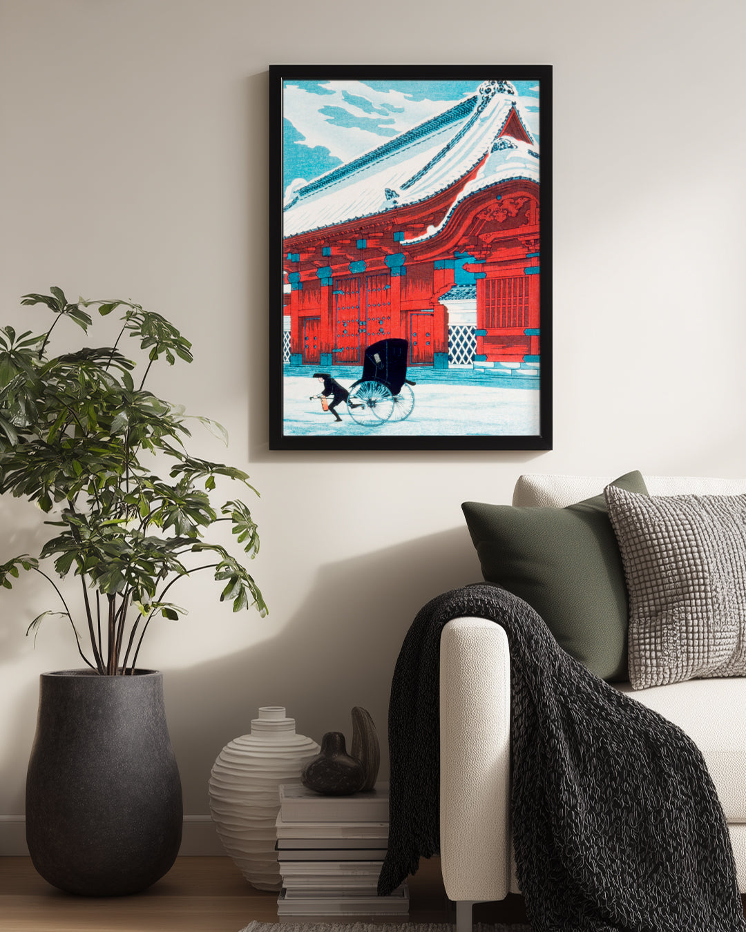 Snow Temple Poster Tablosu