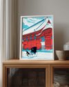 Snow Temple Poster Tablosu