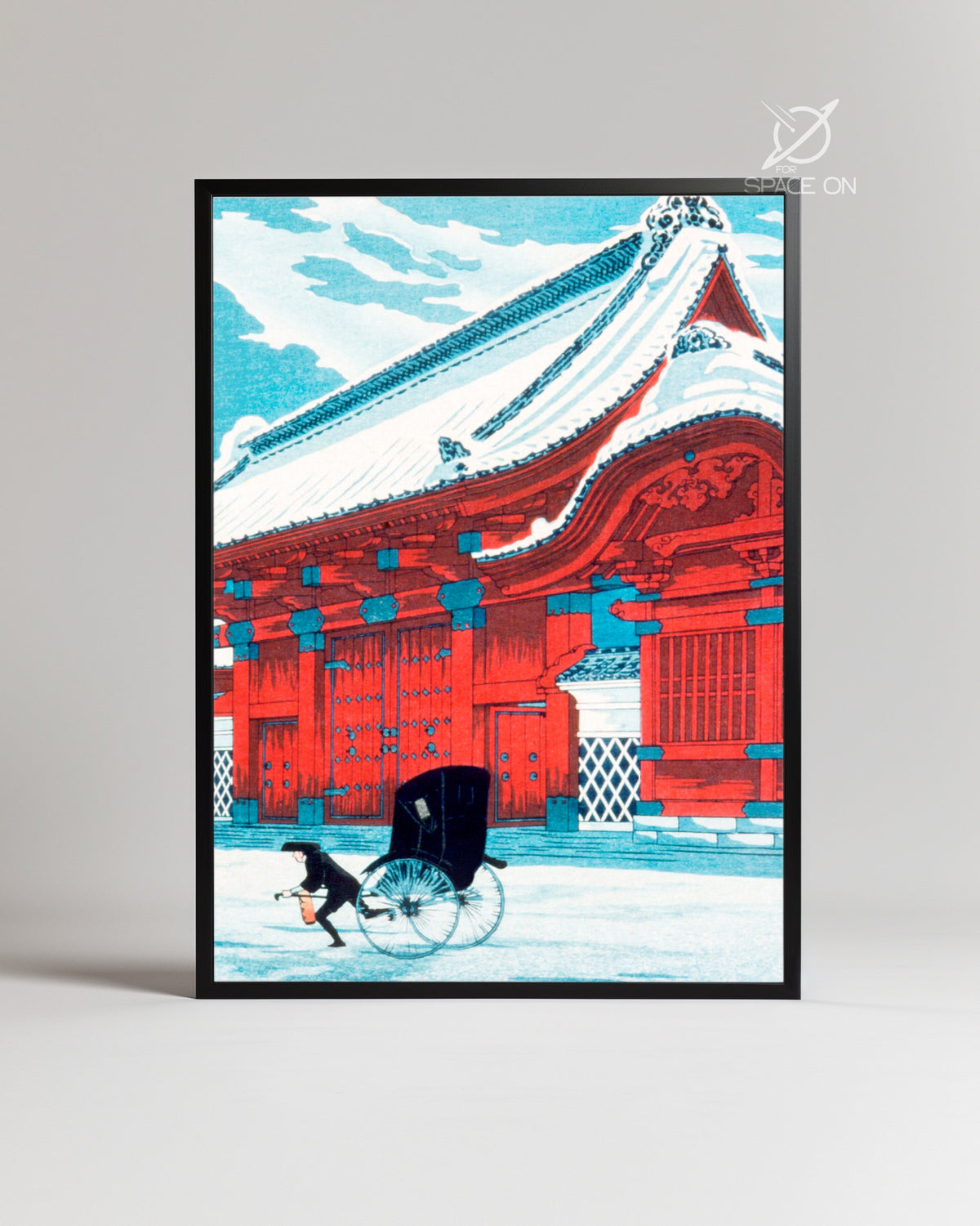 Snow Temple Poster Tablosu