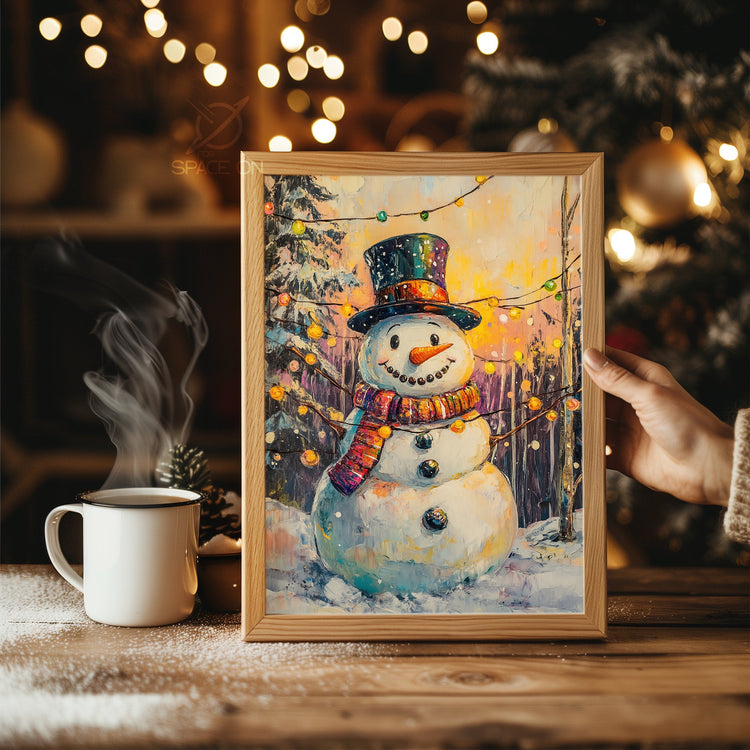 Snowdrift Landscape Poster Tablosu