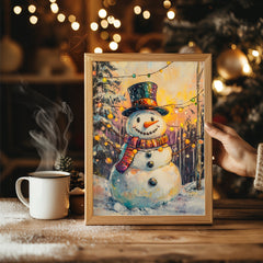 Snowdrift Landscape Poster Tablosu