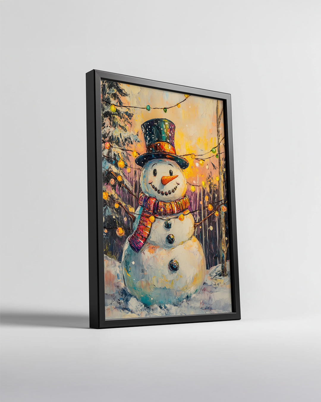 Snowdrift Landscape Poster Tablosu