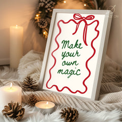 Snowflake Decoration Poster Tablosu