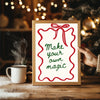 Snowflake Decoration Poster Tablosu