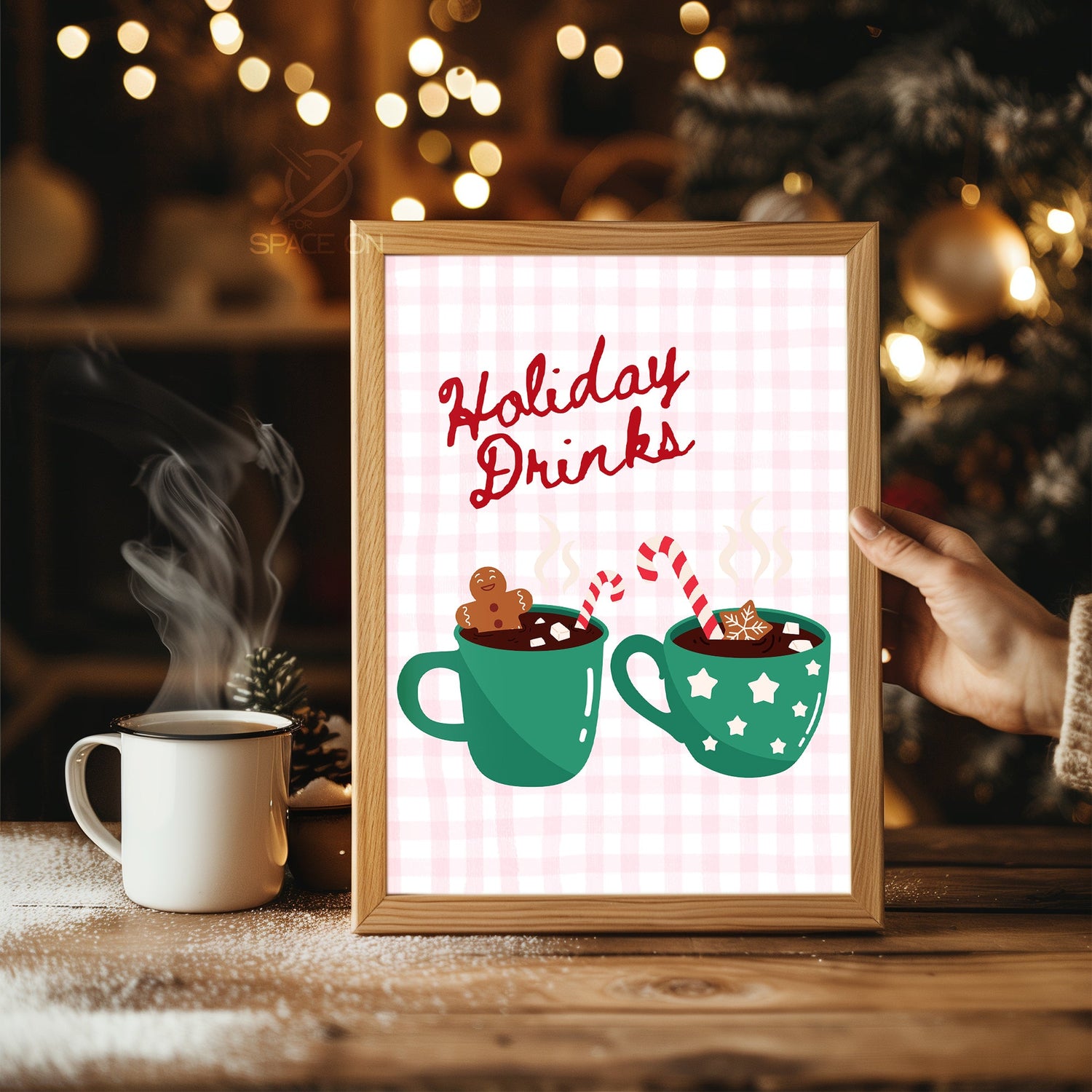 Snowman Building Joy Poster Tablosu