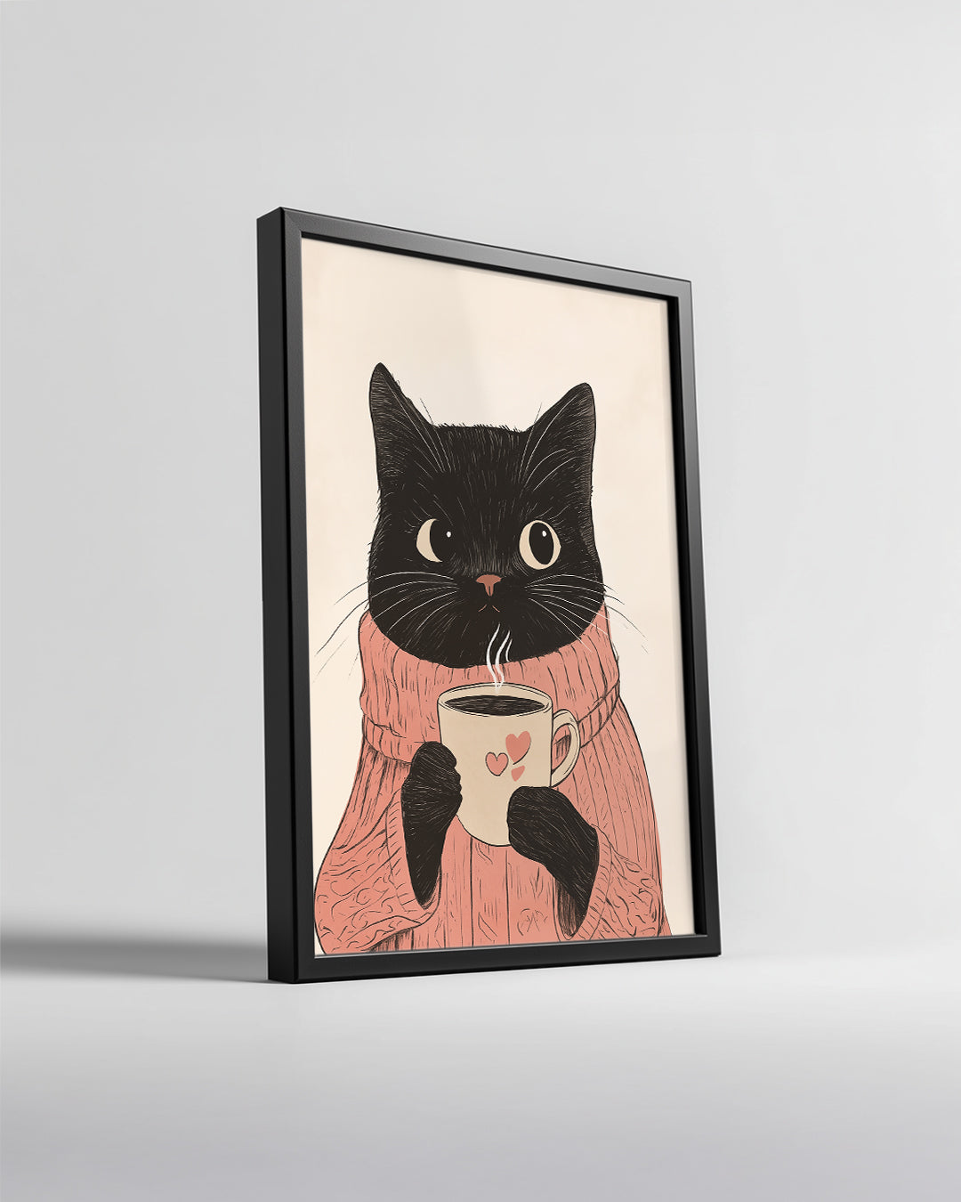 Snowman Garden Scene Poster Tablosu