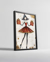 Snowman With Birds Poster Tablosu
