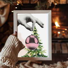 Snowy Hare Art Poster Tablosu