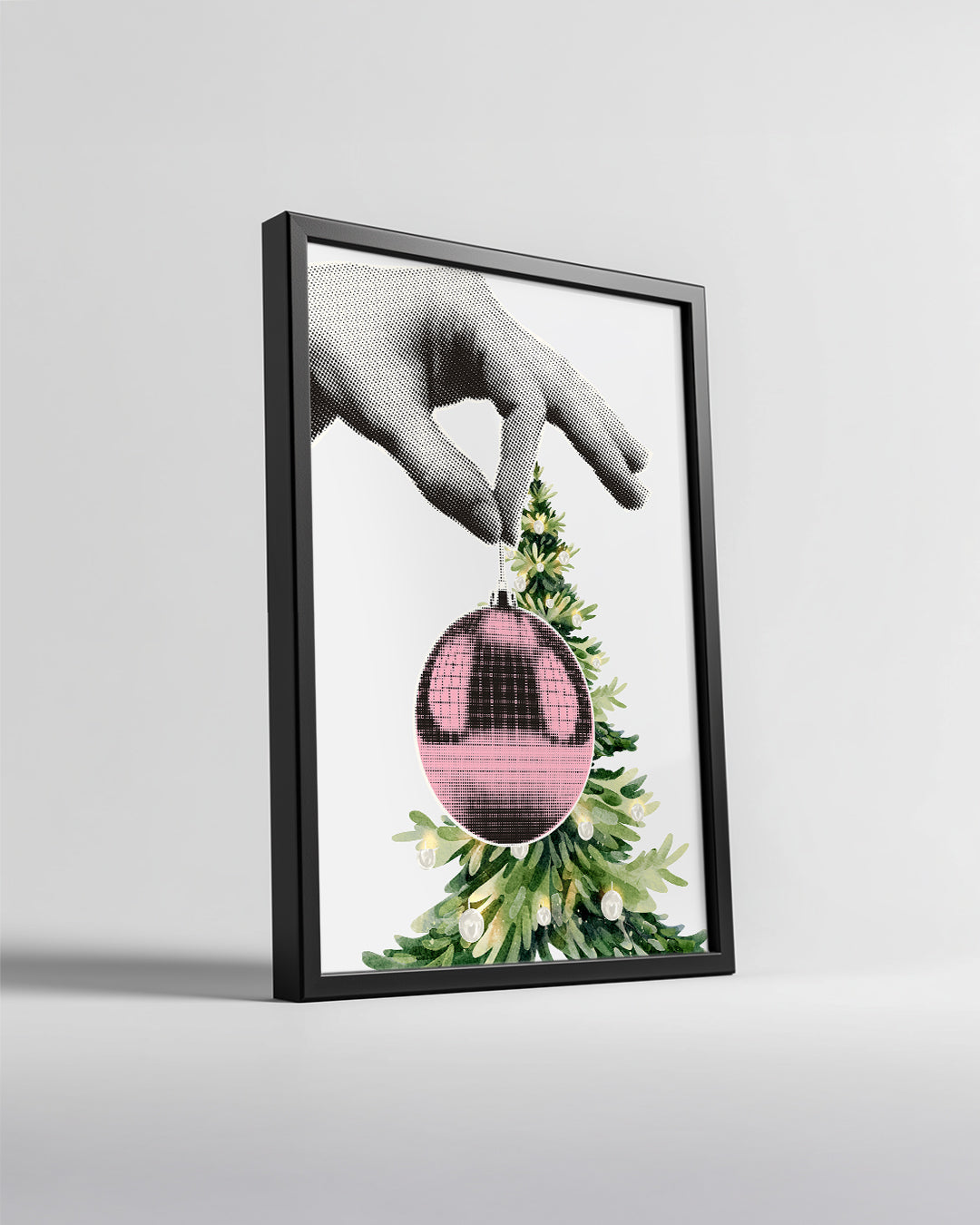 Snowy Hare Art Poster Tablosu