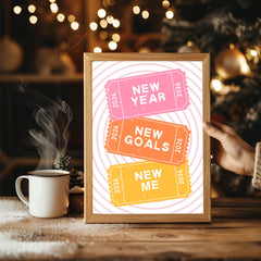 Snowy Hilltop View Poster Tablosu