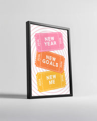 Snowy Hilltop View Poster Tablosu