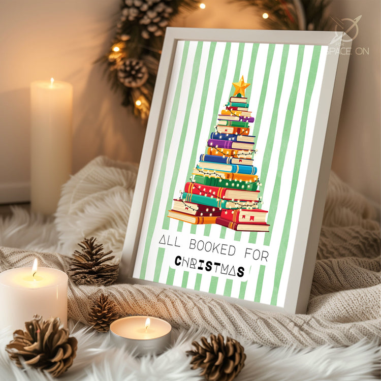 Snowy Pathway Home Poster Tablosu