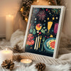 Snowy Pine Tree Paradise Poster Tablosu