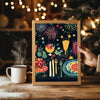 Snowy Pine Tree Paradise Poster Tablosu