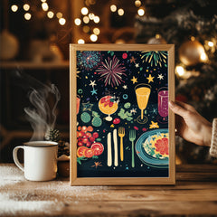 Snowy Pine Tree Paradise Poster Tablosu