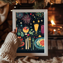 Snowy Pine Tree Paradise Poster Tablosu