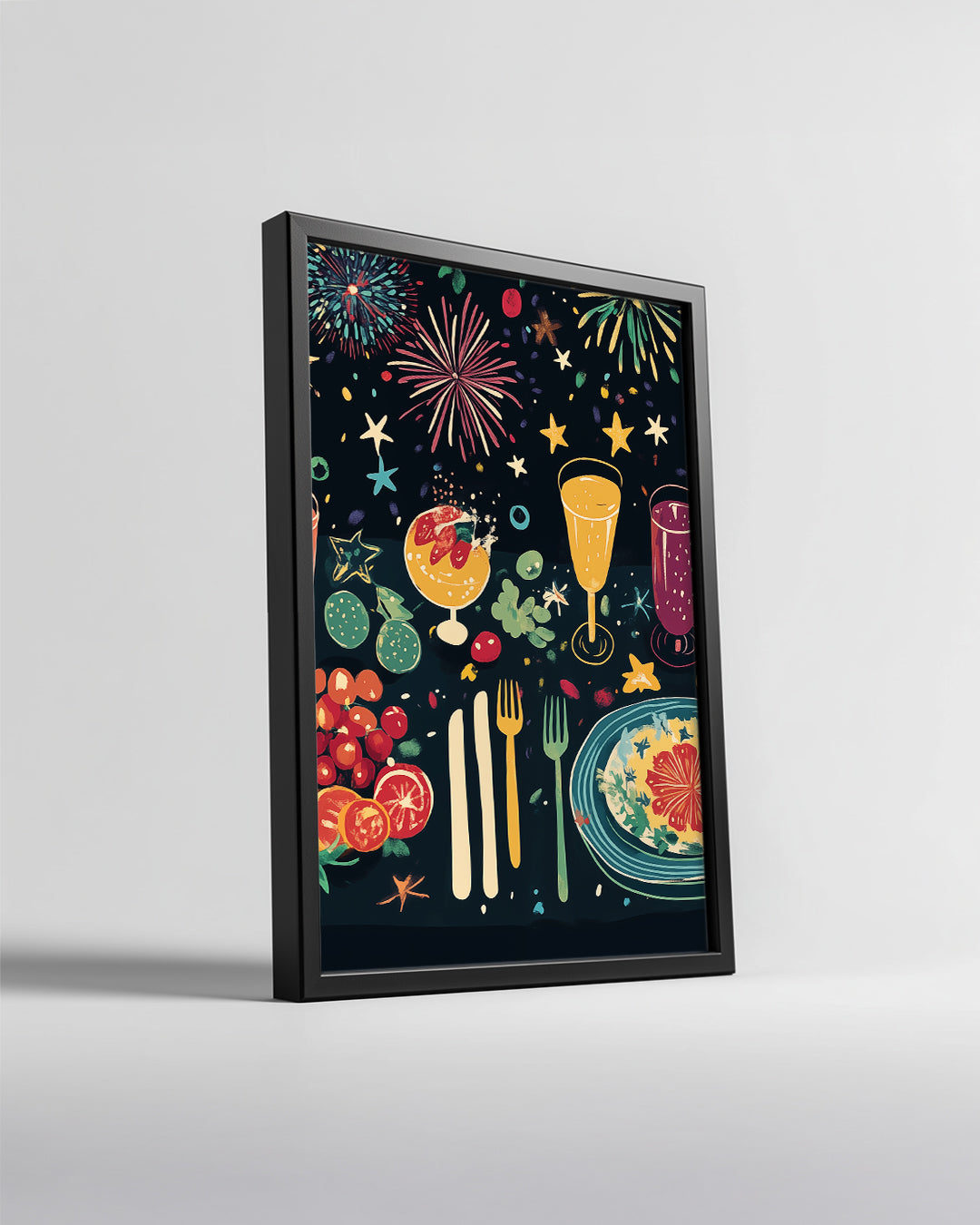 Snowy Pine Tree Paradise Poster Tablosu