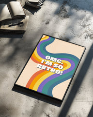 So Retro Poster Tablosu