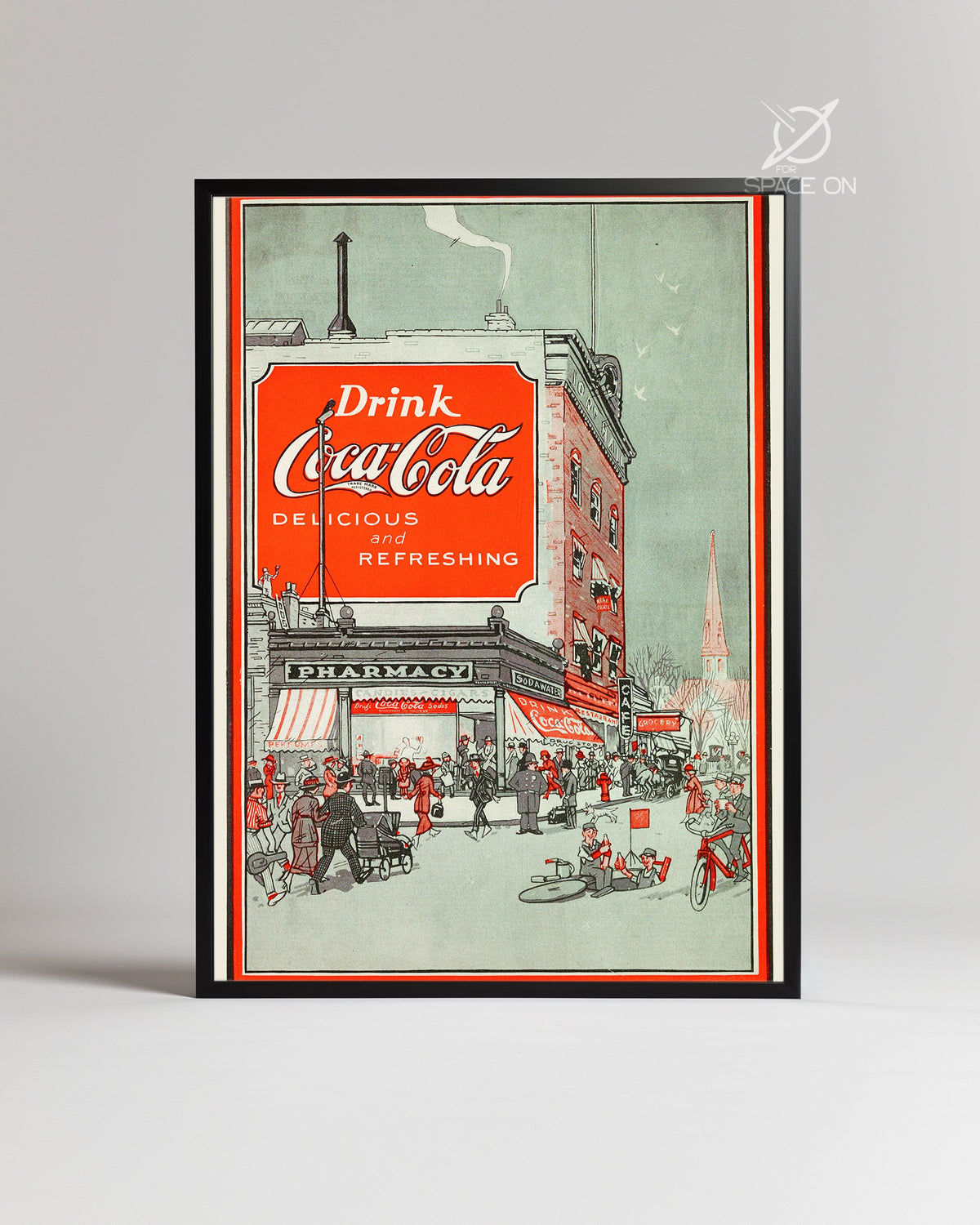 Soda Town Poster Tablosu