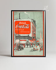 Soda Town Poster Tablosu