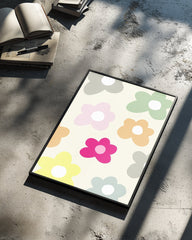 Soft Daisy Poster Tablosu