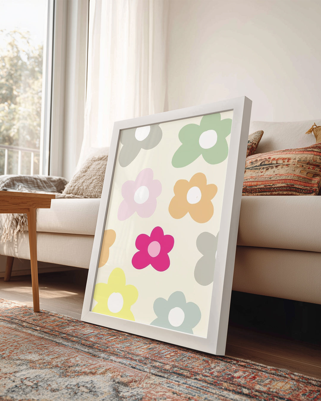 Soft Daisy Poster Tablosu