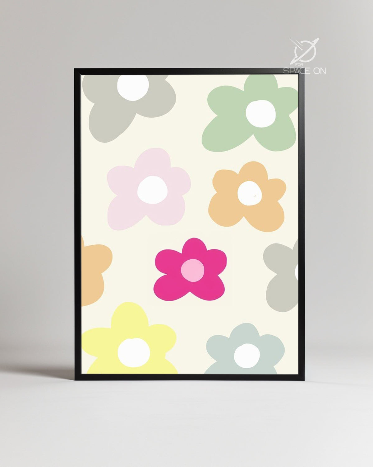 Soft Daisy Poster Tablosu