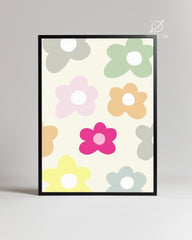 Soft Daisy Poster Tablosu