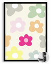 Soft Daisy Poster Tablosu