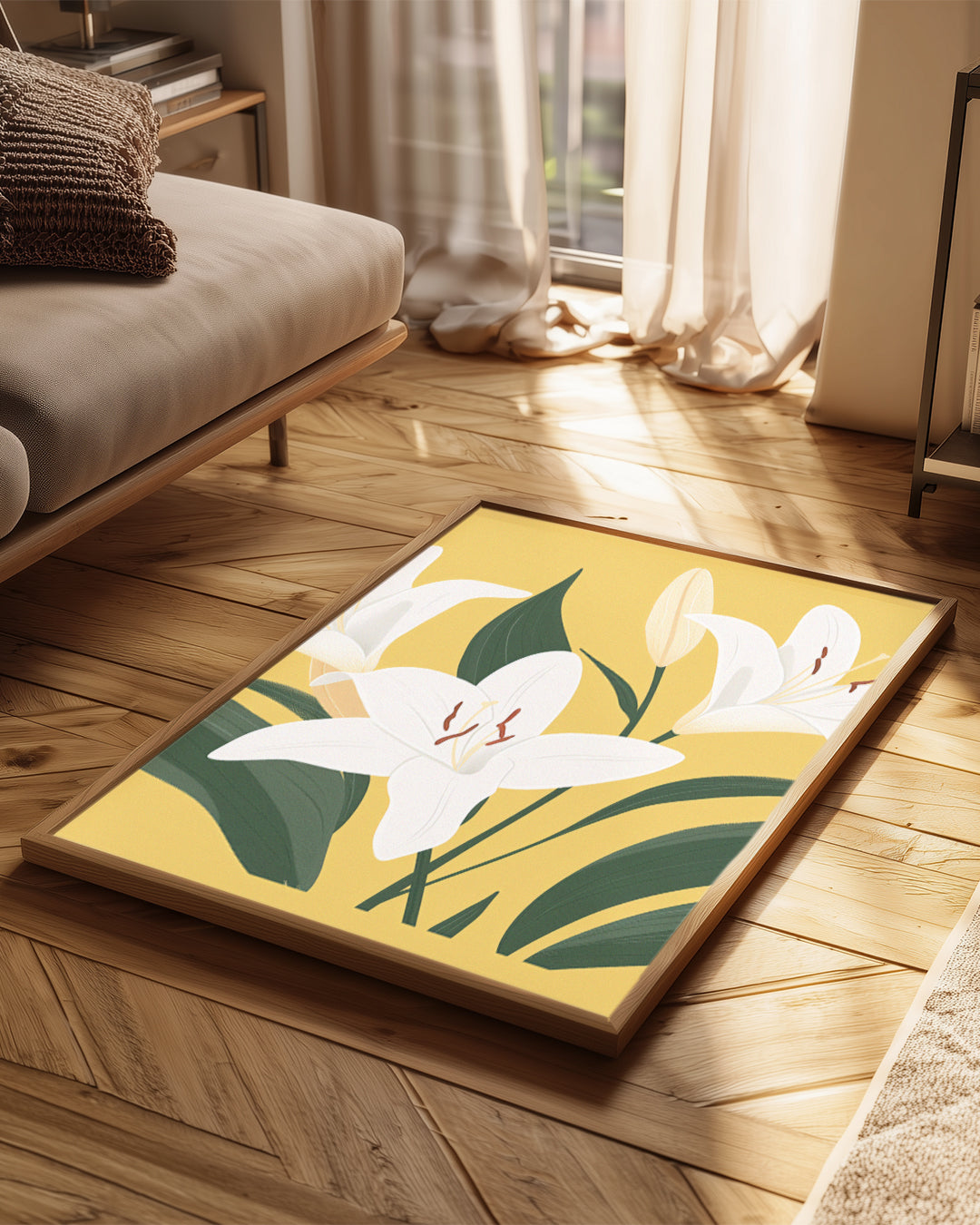 Soleil Lily Poster Tablosu