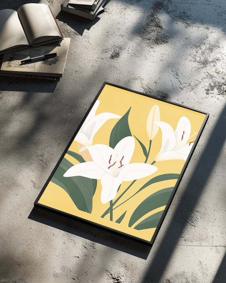 Soleil Lily Poster Tablosu