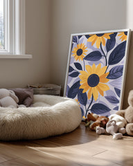 Soleil Mauve Poster Tablosu