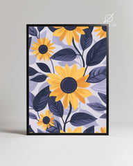 Soleil Mauve Poster Tablosu