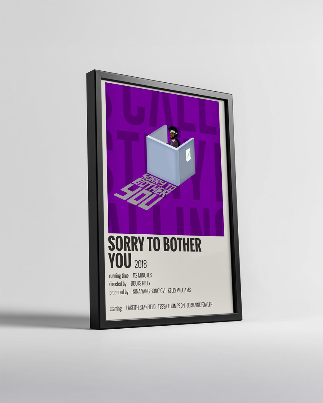Sorry To Bother You Poster Tablosu