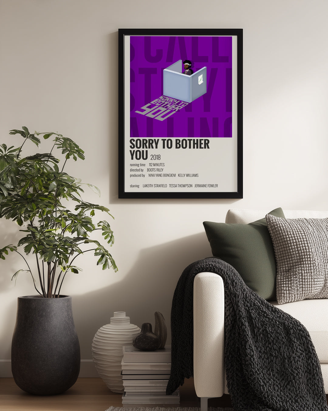 Sorry To Bother You Poster Tablosu